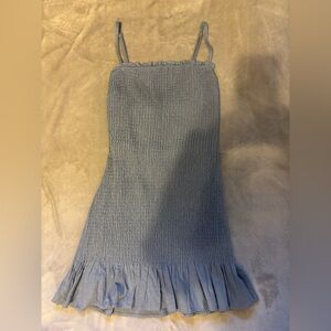 3+1 Audrey Mini Dress in Blue